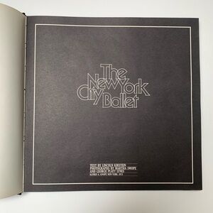RARE Vintage 1973 The New York City Ballet 1st Edition Coffee Table Book